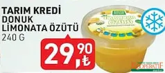 TARIM KREDİ DONUK LİMONATA ÖZÜTÜ 240 G fiyat ve kampanya bilgisi